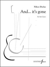 And... it's gone Guitar and Fretted sheet music cover